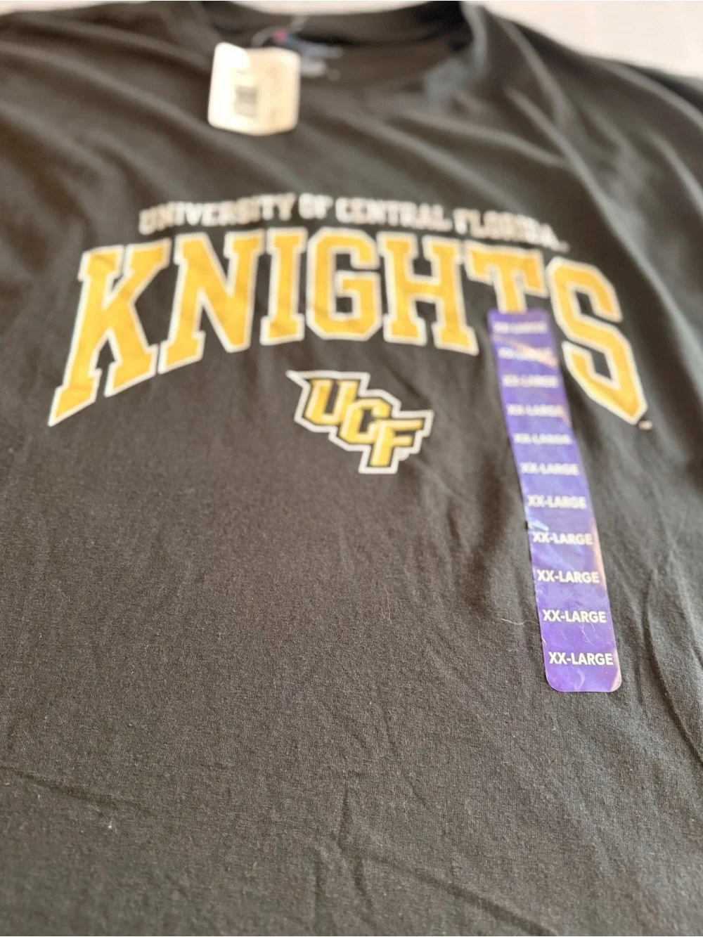 New with tag Champion NCAA college UCF Knights University Shirt Black Mens 2XL - Picture 3 of 7
